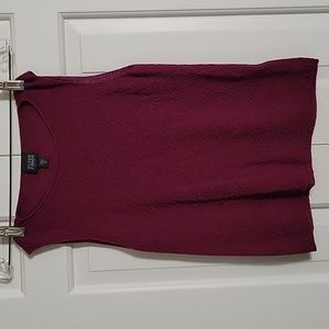 Eileen Fisher purple wool tank top sz sp